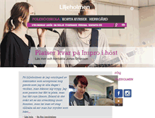 Tablet Screenshot of liljeholmen.nu